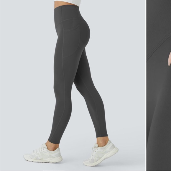 Lululemon Gray High-Waisted Leggings - Picture 3 of 7